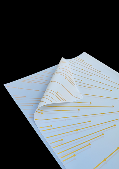 PAPEL COREANO LINEAS PUNTOS DESTELLOS