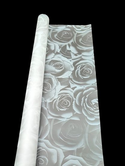 PAPEL COREANO TEXTURA ROSAS