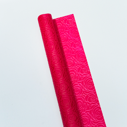 PAPEL GOFRADO ROSAS
