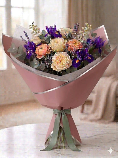 PAPEL COREANO BORDE PLATEADO