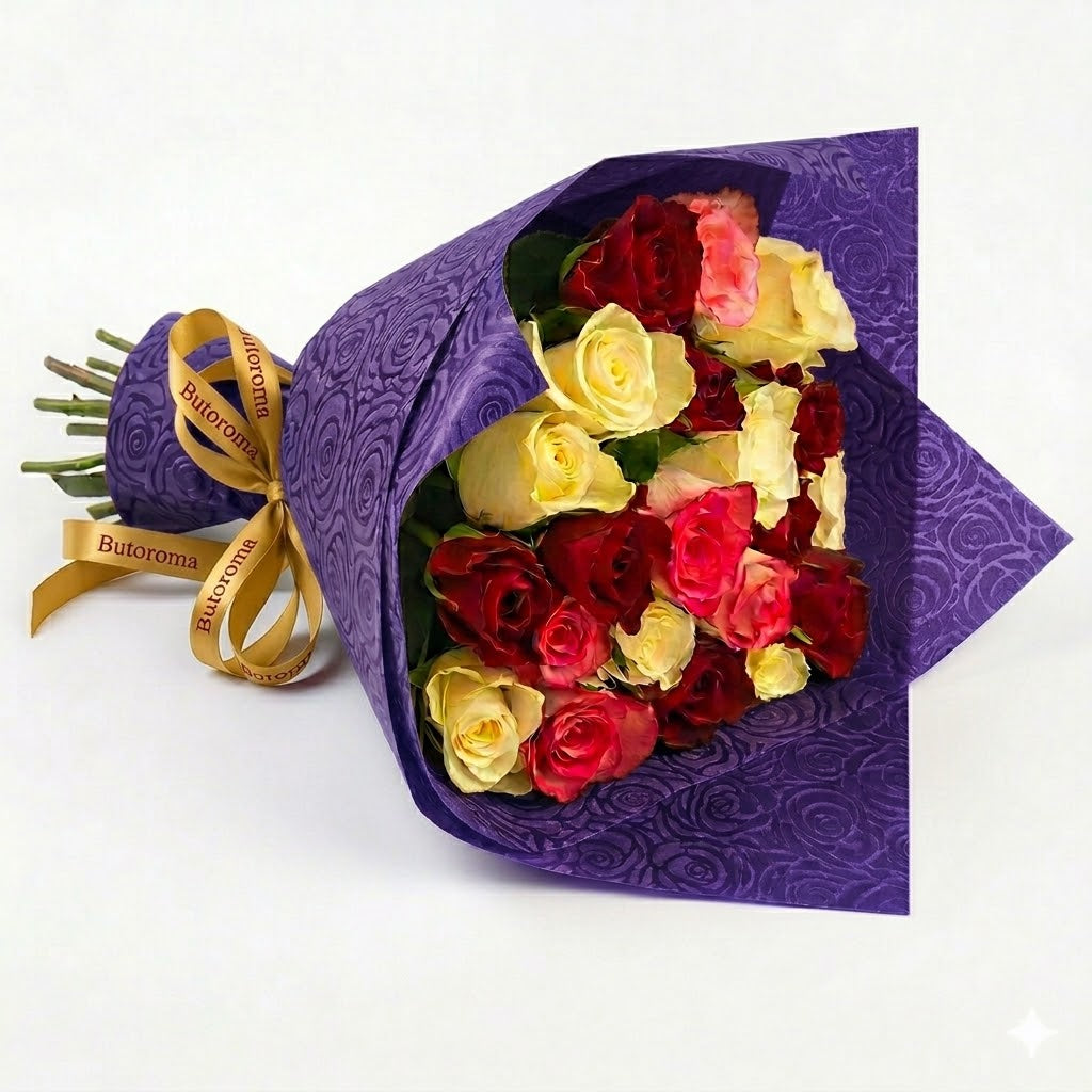 PAPEL GOFRADO ROSAS