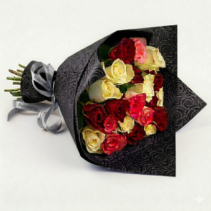 PAPEL GOFRADO ROSAS