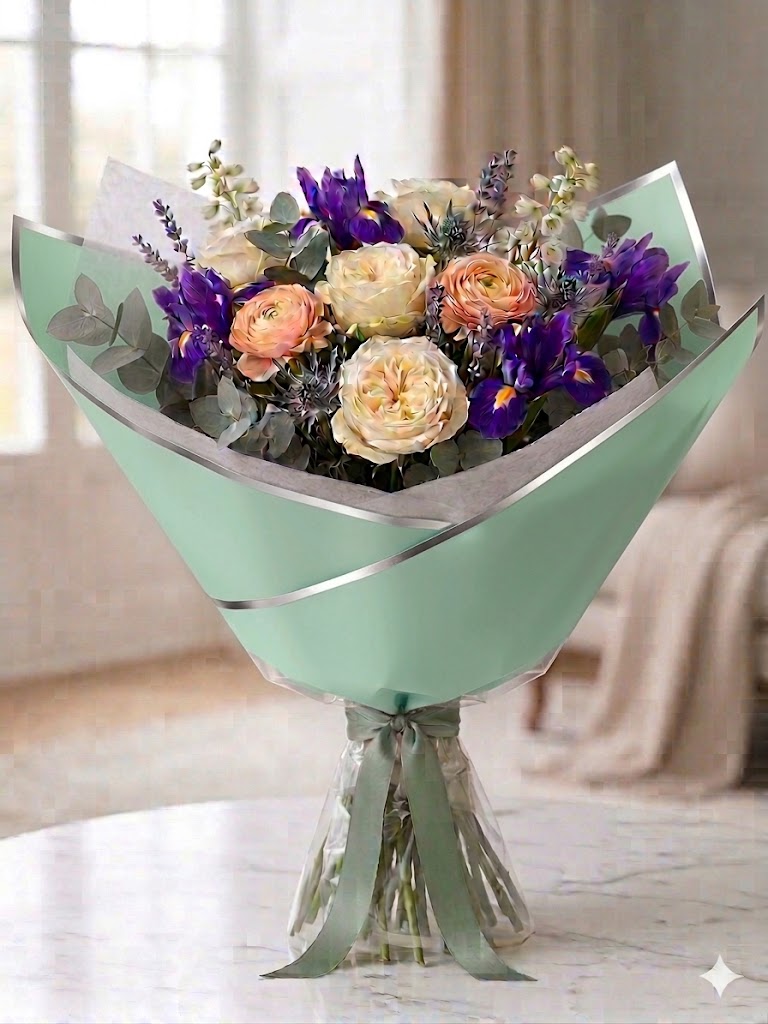 PAPEL COREANO BORDE PLATEADO